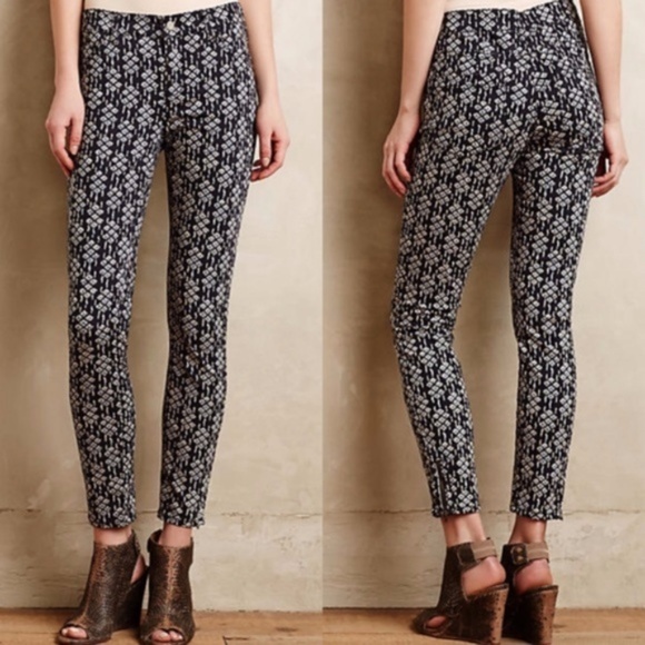 Anthropologie Pilcro Serif Sateen Skinny Jeans - Picture 2 of 8